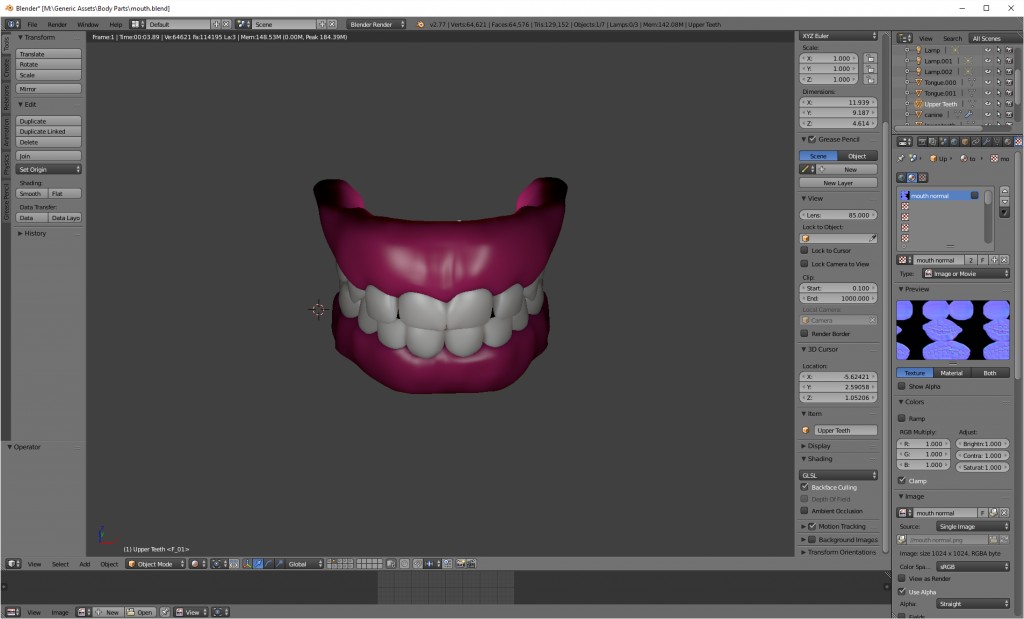 Simple Human Teeth preview image 1